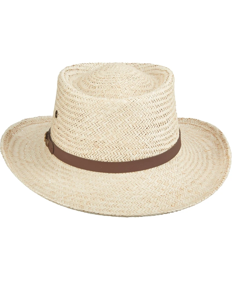 Scala Men's Palm Fiber Gambler Hat