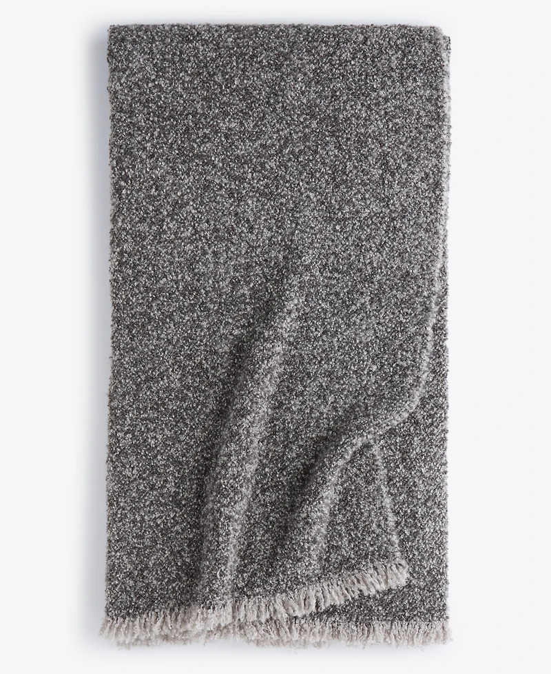 Oake Heathered Boucle Throw, 50" x 60", Exclusively for Macy's