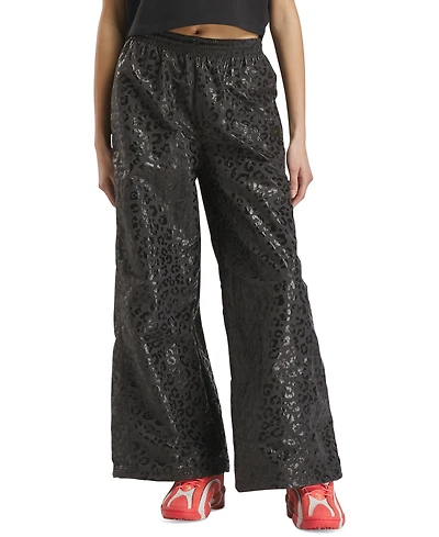 Reebok x Angel Reese Women's Metallic Animal-Print Pants