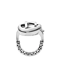 Diesel Women's D-Era Quartz Two-Hand Silver Stainless Steel Watch, 19mm