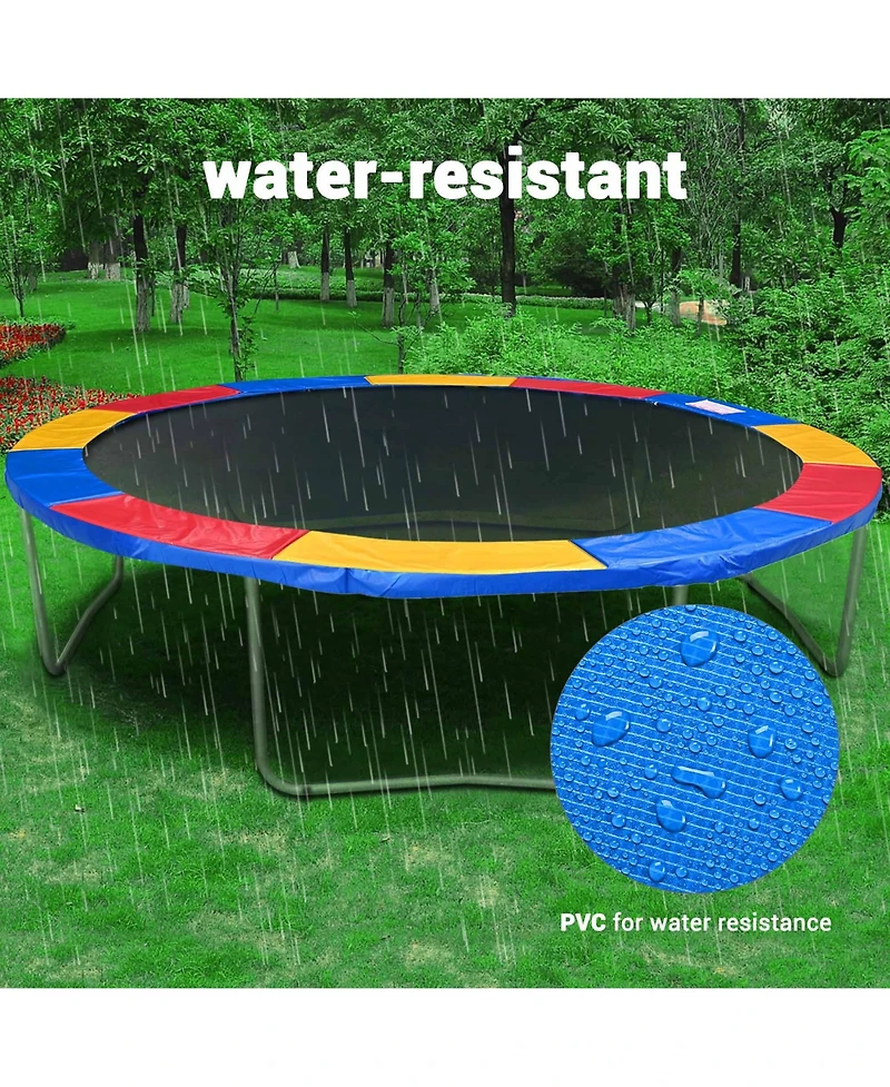 Yescom Trampoline Mat & Pad Replacement Kit with 96V-Ring Fits 14 ft Trampoline Frame