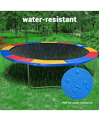 Yescom Trampoline Mat & Pad Replacement Kit with 96V-Ring Fits 14 ft Trampoline Frame