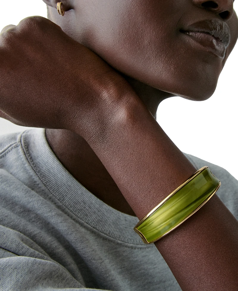 kate spade new york Gold-Tone Bold Bangle Bracelet