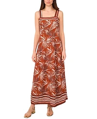 Vince Camuto Women's Printed Square-Neck Sleeveless Maxi Dress