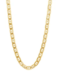 Italian Gold Men's 14k Gold Polished Mariner Link 26" Chain Necklace