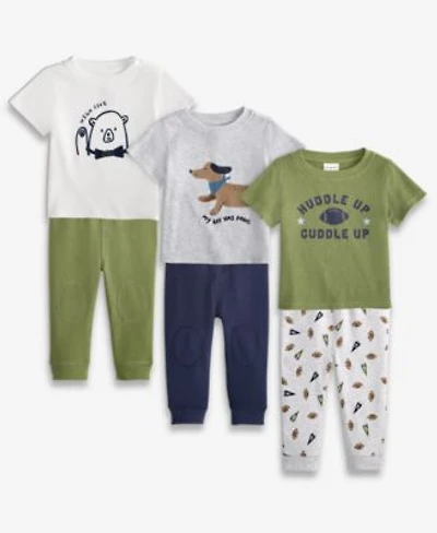 First Impressions Baby Boys Short Sleeve Graphic T Shirts Jogger Pants Exclusively At Macys