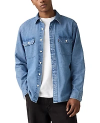 Levi's Men's Relaxed Fit Long Sleeve Button Front Worker Shirt