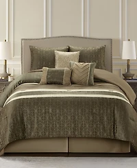 Stratford Park Trinity Geometric 9-Pc. Comforter Set