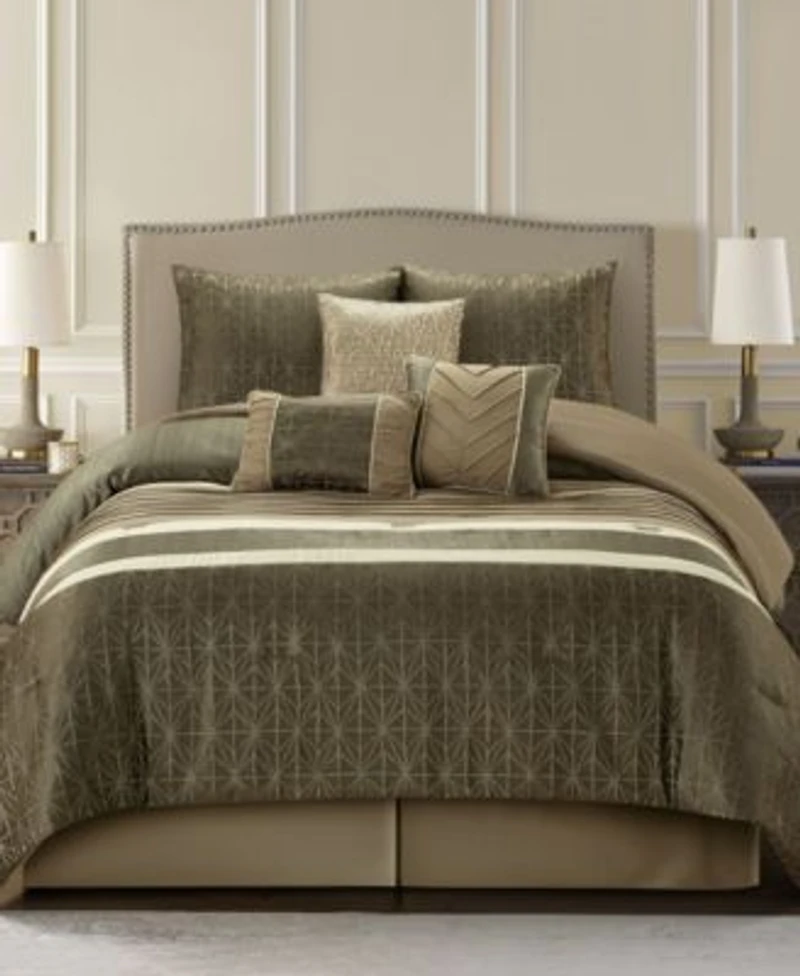 Stratford Park Trinity Geometric Comforter Sets