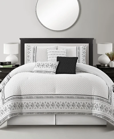 Stratford Park Galilea Geometric 7-Pc. Comforter Set