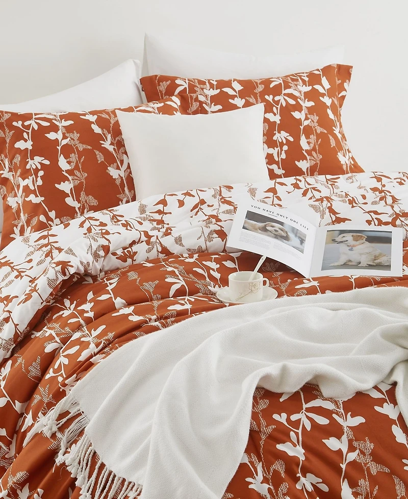 Stratford Park Millie Leaves 3-Pc. Comforter Set