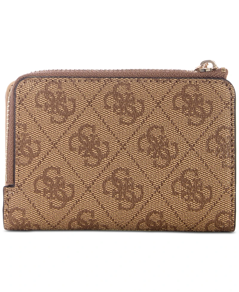 Guess Laurel Ii Logo Zip Around Card Case