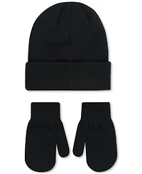 Nike Boys and Girls 2T-5T Nan Futura Beanie Hat & Mittens Set