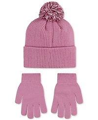 Nike Girls and Boys 8-20 Club Chenille Peak Hat & Gloves Set