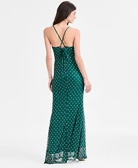 Seni and Cade Juniors' Cowl Back Dress