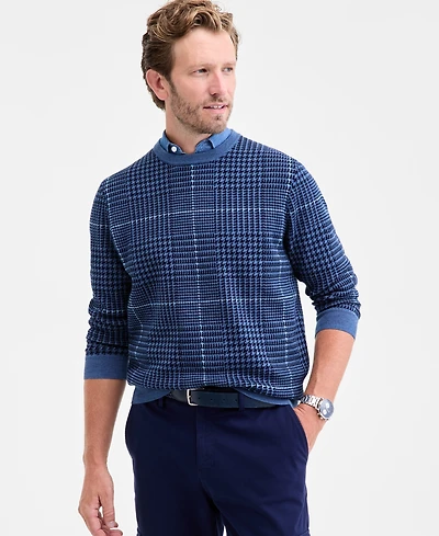 Club Room Men's Glen Plaid Sweater, Macy's Exclusive