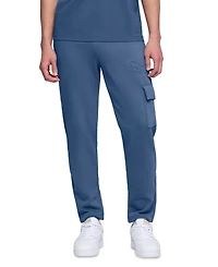 Puma Men's Ess Regular-Fit Logo Embossed Fleece Cargo Pants