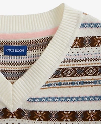 Club Room Men's Drake Fair Isle Sweater Vest, Macy's Exclusive