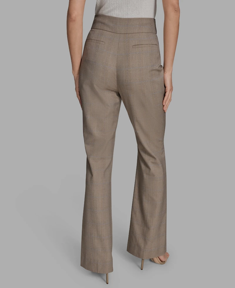 Bcbg Women's Plaid Trousers