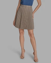 Bcbg Women's Pleated A-Line Skirt