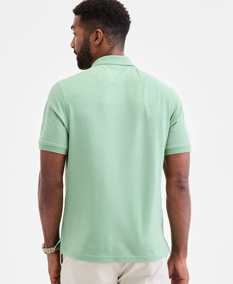 Club Room Men's Foulard-Print Pique Short-Sleeve Polo, Macy's Exclusive
