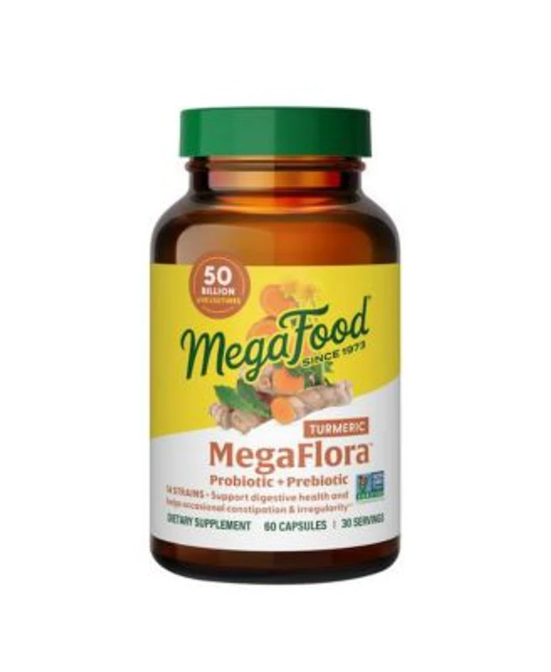 Megafood Megaflora Probiotic With Turmeric 60 Caps