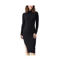 Ripe Maternity Nella Rib Nursing Knit Dress