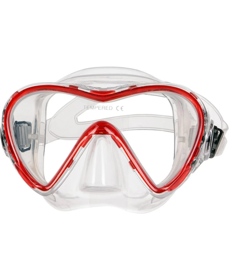 Seavenger Torpedo Tempered Glass Mask & Dry Top Snorkel Combo Set - Yellow