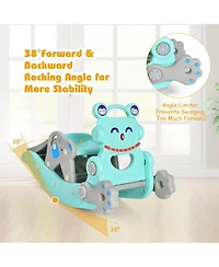 Akiudex 4-in-1 Rocking Horse and Slide Set for Kids