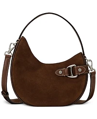 Lauren Ralph Tasha Mini Suede Crossbody Bag