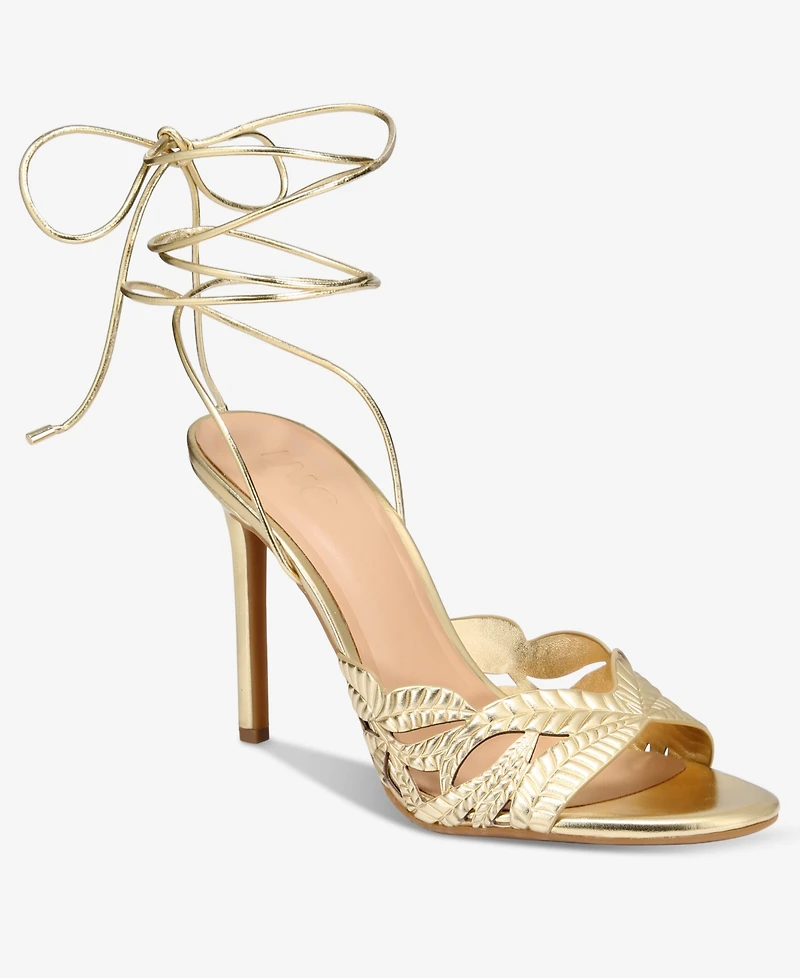 I.n.c. International Concepts Women's Hassana Strappy Lace-Up Dress Sandals, Exclusively at Macy's