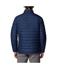 Columbia Men's Navy Michigan Wolverines Double Blitz Omni-Heat Infinity Insulated Full-Zip Jacket
