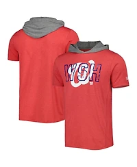 New Era Men's Red Washington Nationals Team Hoodie T-Shirt