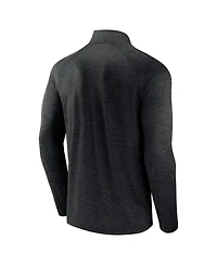 Fanatics Men's Charcoal Texas A&M Aggies Primary Logo Raglan Quarter-Zip Hoodie