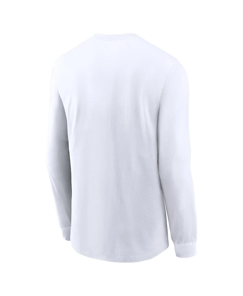 Jordan Men's White Florida Gators Primetime Classic Location Long Sleeve T-Shirt