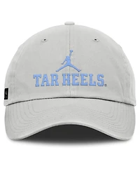 Jordan Men's Gray North Carolina Tar Heels 2025 On-Field Gameday Club Adjustable Hat