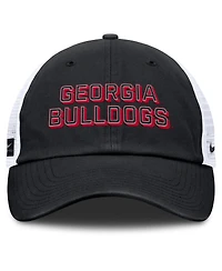 Nike Men's Black Georgia Bulldogs 2025 Gameday On-Field Club Adjustable Trucker Hat