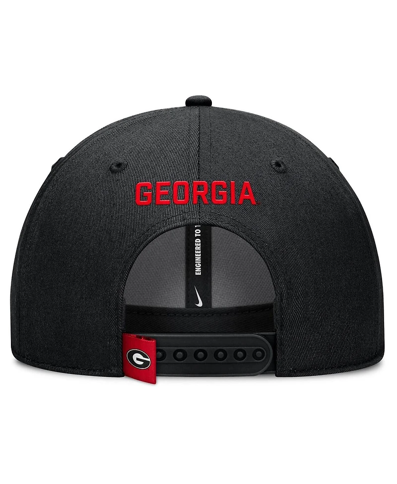 Nike Men's Georgia Bulldogs 2025 On-Field Rise Performance Adjustable Hat