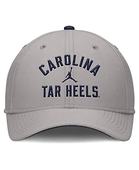 Jordan Men's Gray North Carolina Tar Heels Rise Prep Performance Flex Hat