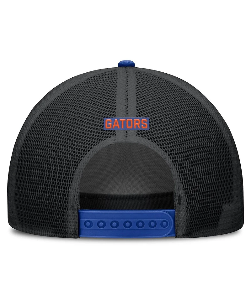 Jordan Men's Royal Florida Gators Rise Primetime Trucker Adjustable Hat