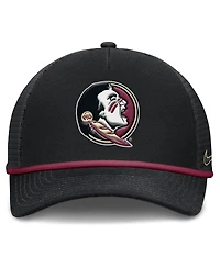 Nike Men's Black Florida State Seminoles Rise Primetime Trucker Adjustable Hat
