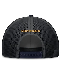 Nike Men's Navy West Virginia Mountaineers Rise Primetime Trucker Adjustable Hat
