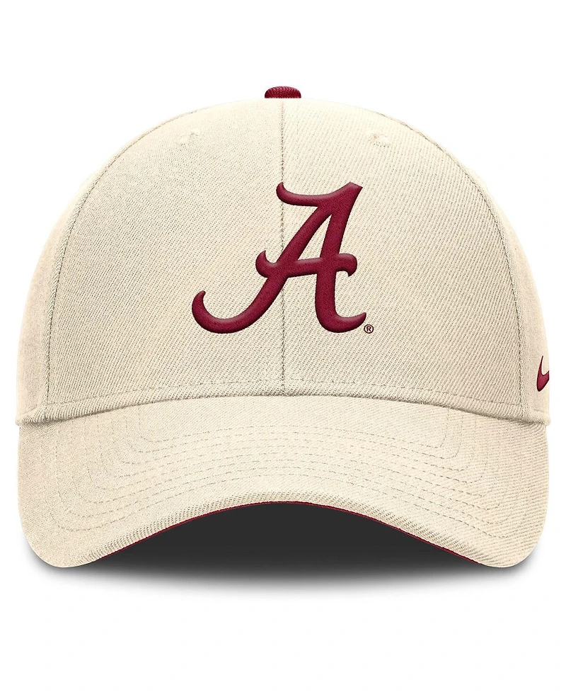 Nike Men's Natural Alabama Crimson Tide Rise Primetime Performance Trucker Adjustable Hat