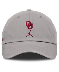 Jordan Men's Gray Oklahoma Sooners Primetime Club Adjustable Hat