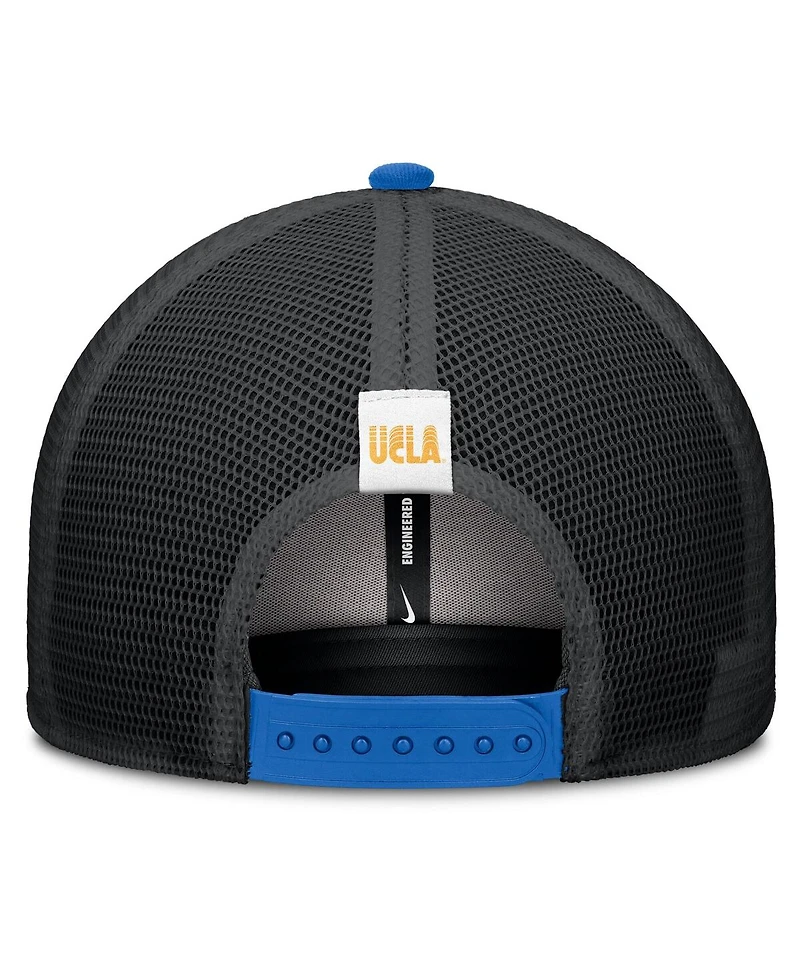 Nike Men's Blue/Black Ucla Bruins Legacy Arch Rise Performance Trucker Adjustable Hat
