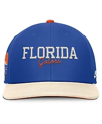 Nike Men's Royal/Cream Florida Gators Pro Legacy Script Snapback Hat
