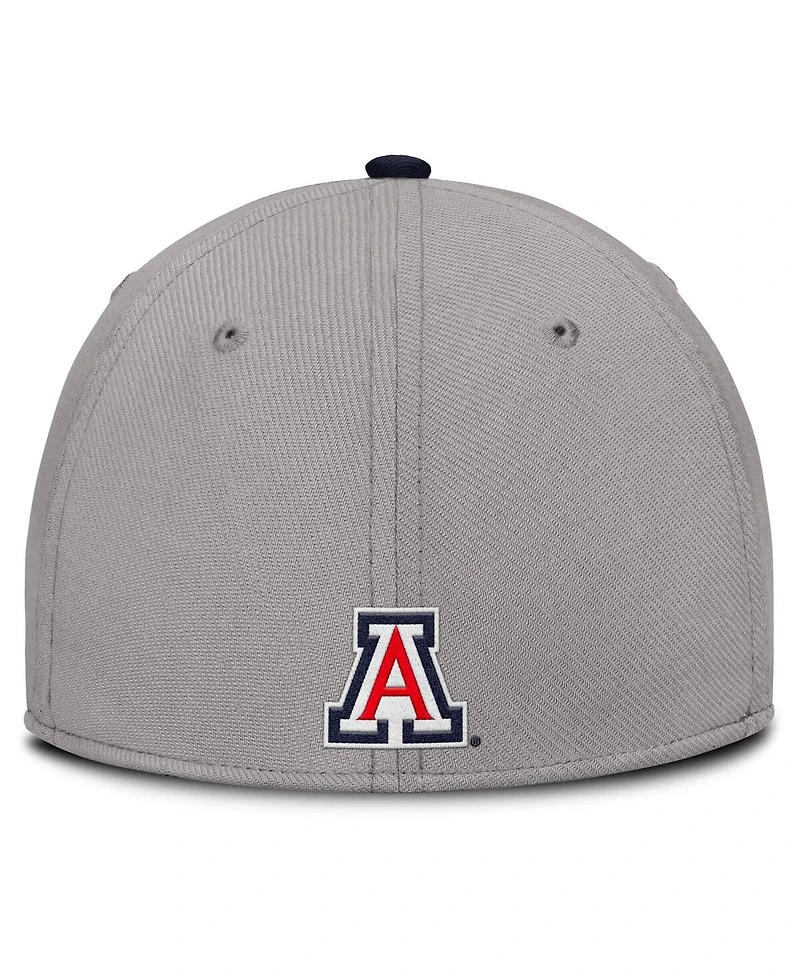 Nike Men's Gray Arizona Wildcats Rise Prep Performance Flex Hat