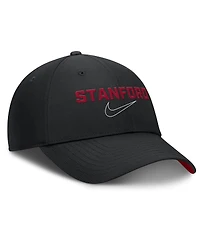 Nike Men's Black Stanford Cardinal Club Prep Performance Adjustable Hat