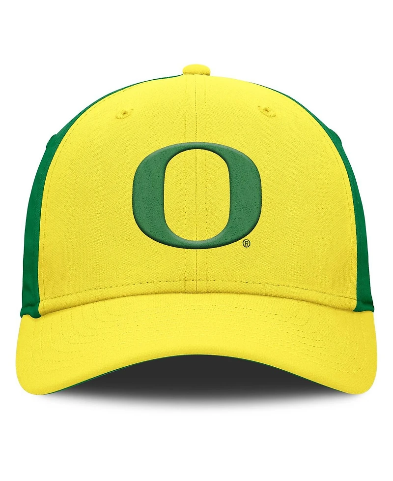 Nike Men's Yellow/Green Oregon Ducks 2025 Sideline Rise Local Performance Flex Hat