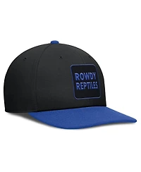 Jordan Men's Black/Royal Florida Gators 2025 Sideline Campus Pro Local Snapback Hat